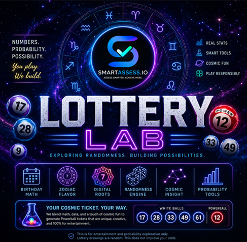 Lottery Lab cosmic probability dashboard preview